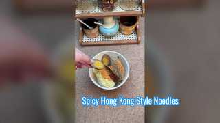 Spicy Hong Kong Style Vermicelli Noodles Quick Meal