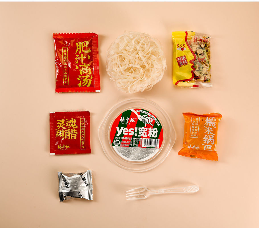 Nie smażone Instant Vermicelli YES Wide Vermicelli z stylem Hong Kong bogaty smak soku