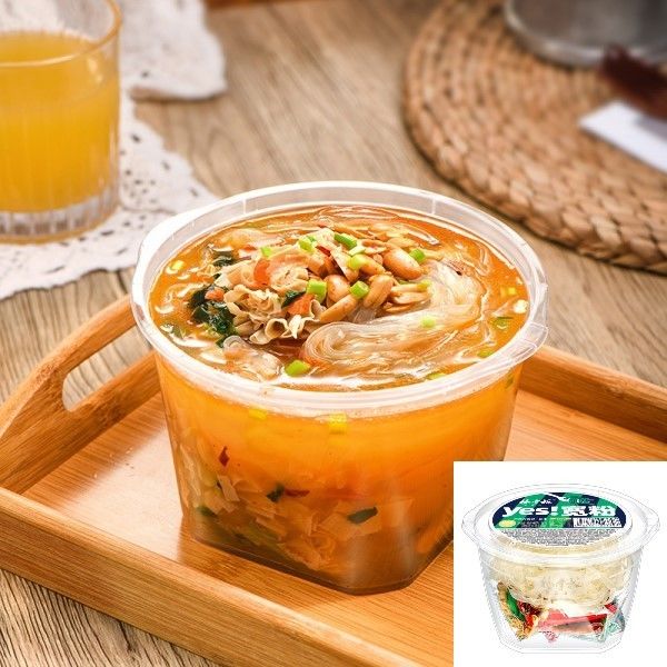 Woda wrząca 5 litrów szerokie płaskie vermicelli instant makarony z orzeszkami i szeroki vermicelli