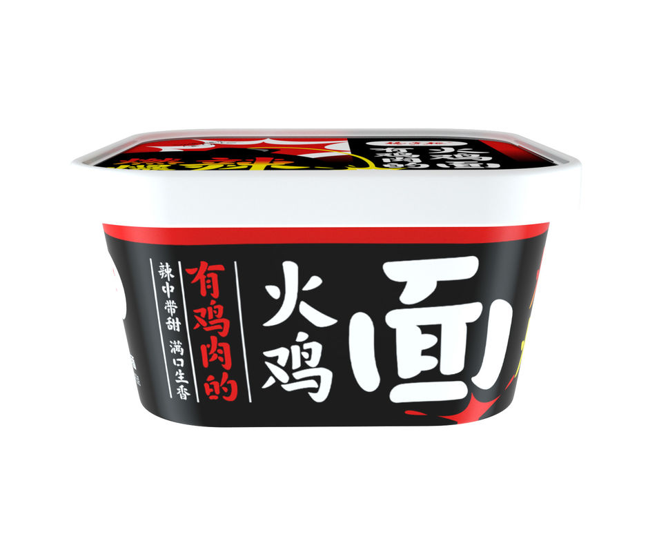 Koreańskie instant noodles z gorącym smakiem kurczaka OEM Koreańskie chicken noodles 154g*12